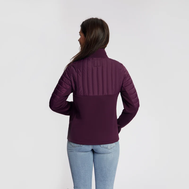 Lyan Damen – Outdoor-Weste – Gefüttert – Lila