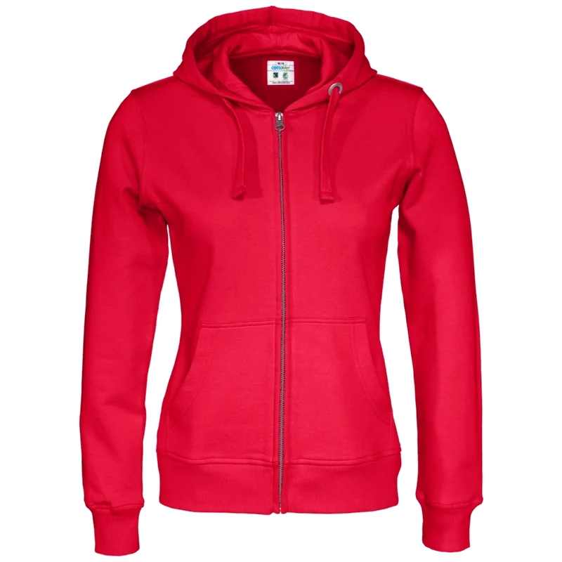 Cottover Hoodie Full Zip Dames GOTS Gecertificeerd 141009