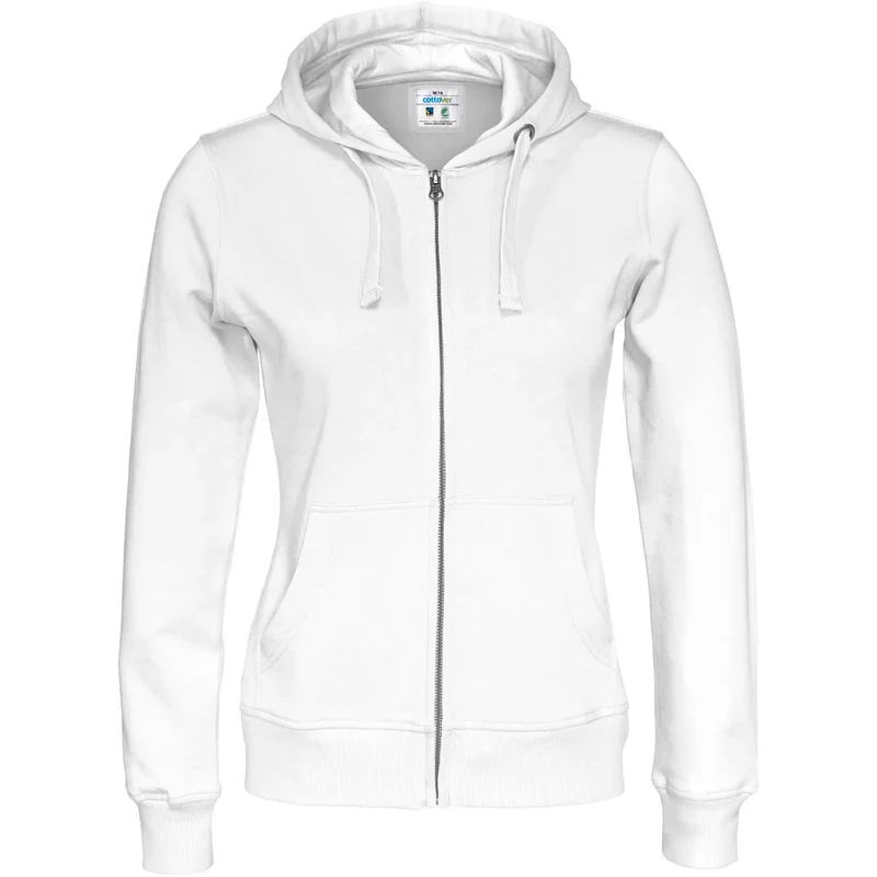 Cottover Hoodie Full Zip Dames GOTS Gecertificeerd 141009