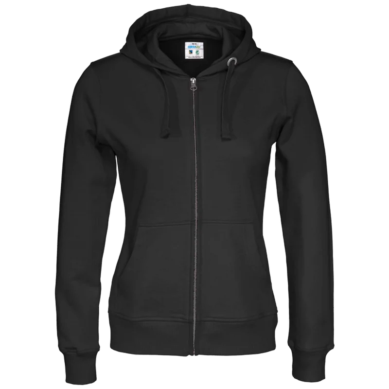 Cottover Hoodie Full Zip Dames GOTS Gecertificeerd 141009
