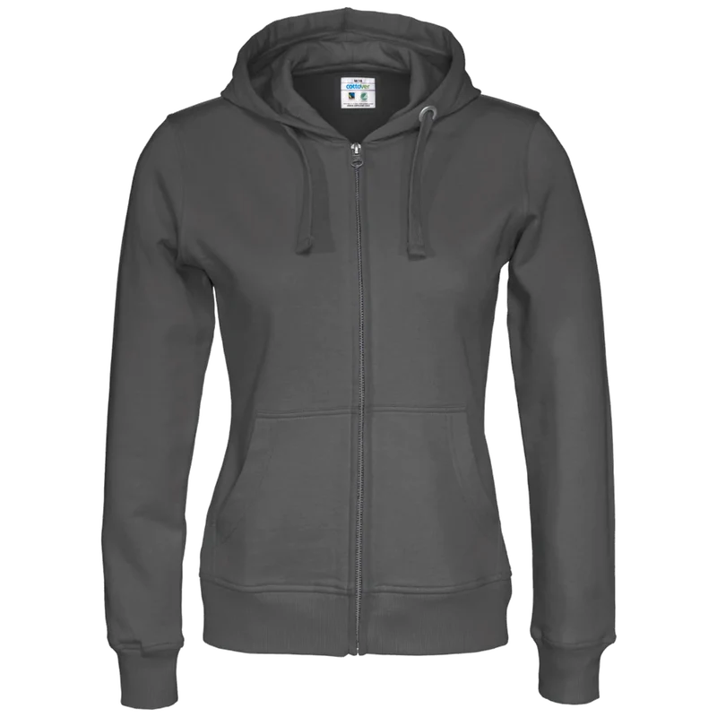 Cottover Hoodie Full Zip Dames GOTS Gecertificeerd 141009