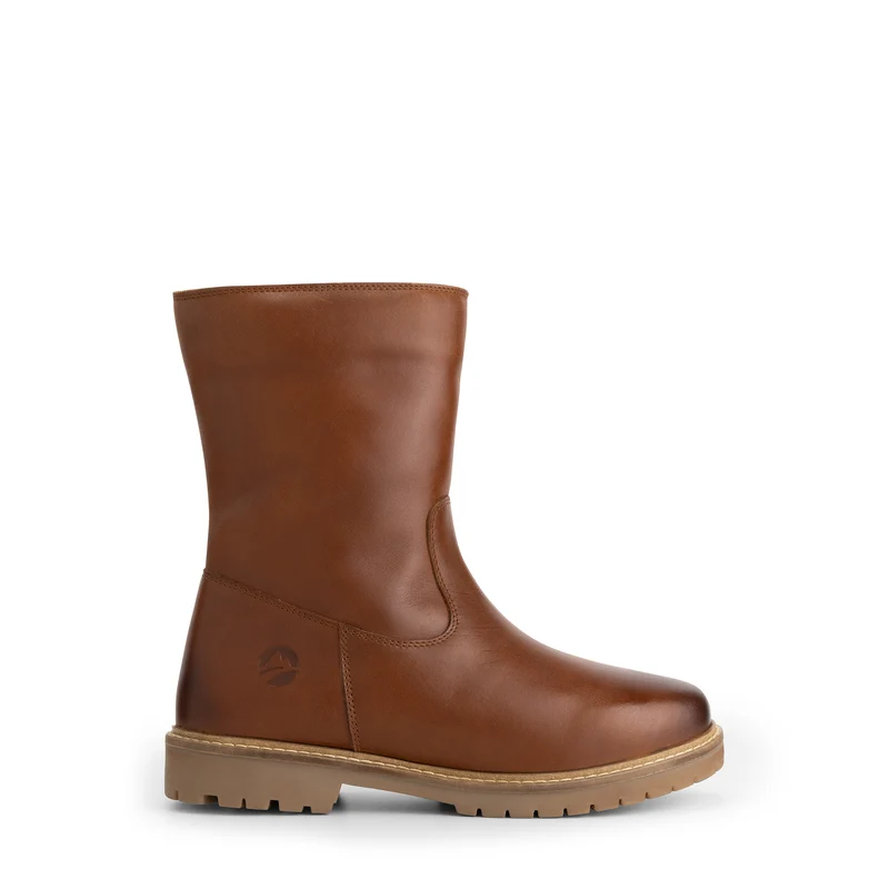 Nexo Damen – Stiefel – Mit Wolle gefüttert – Cognac