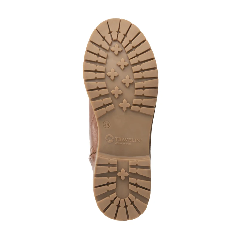 Nexo Damen – Stiefel – Mit Wolle gefüttert – Cognac