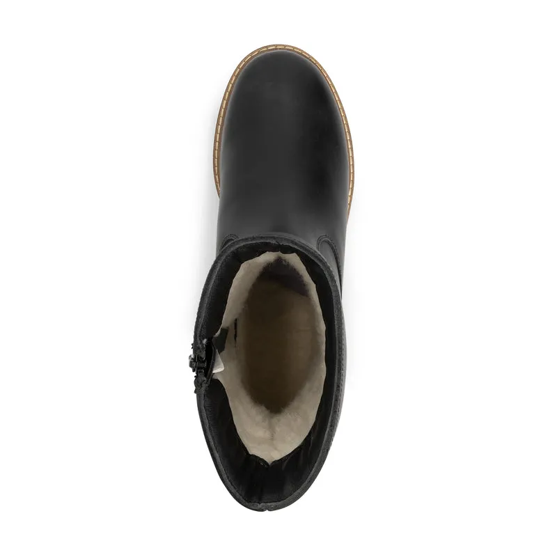 Nexo Damen – Stiefel – mit Wolle gefüttert – Schwarz