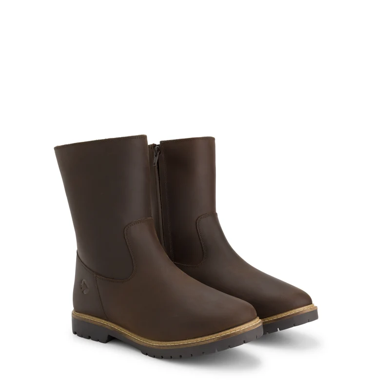 Nakskov Damen – Stiefel – Mit Wolle gefüttert – Dunkelbraun