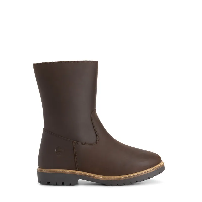 Nakskov Damen – Stiefel – Mit Wolle gefüttert – Dunkelbraun