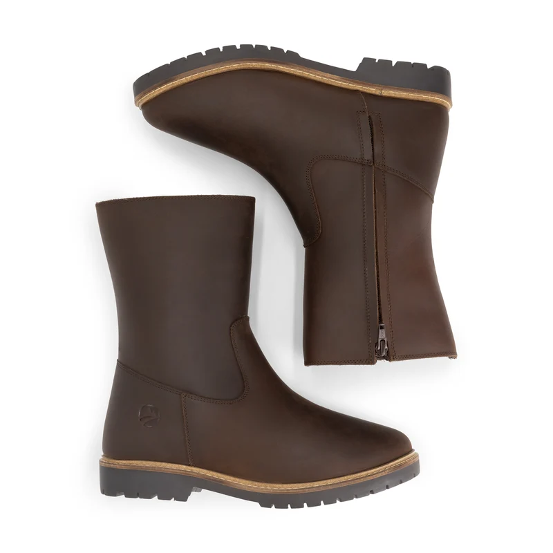 Nakskov Damen – Stiefel – Mit Wolle gefüttert – Dunkelbraun