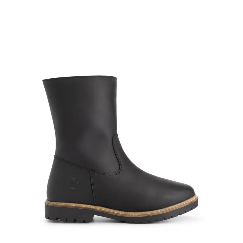 Nakskov Damen – Stiefel – Mit Wolle gefüttert – Schwarz