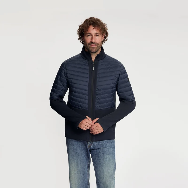 Lucio Herren – Outdoor-Weste – Gefüttert – Marineblau