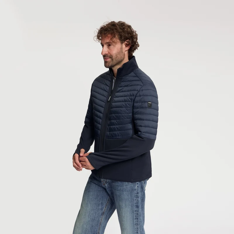 Lucio Herren – Outdoor-Weste – Gefüttert – Marineblau