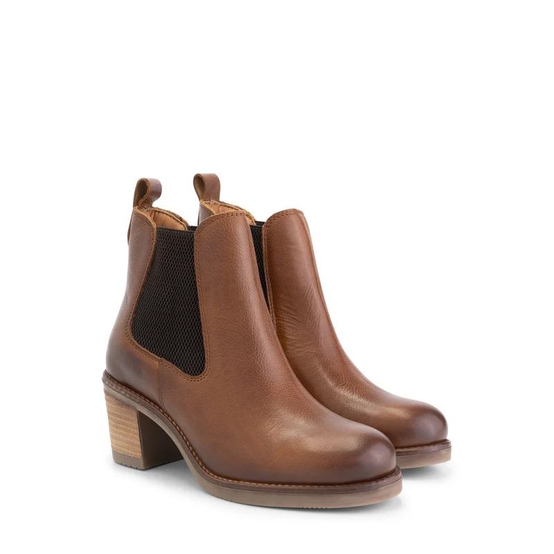 Ivry Damen – Chelsea-Stiefel – Cognac