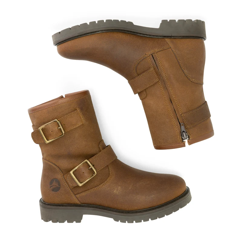 Vattrup Damen – Stiefel – Wildleder – Cognac
