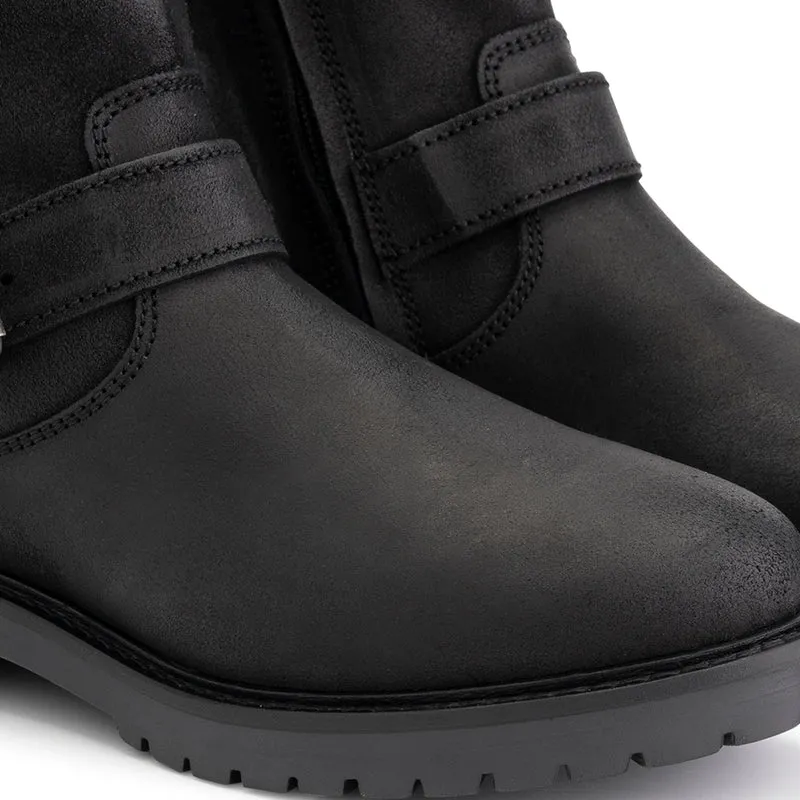 Vattrup Damen – Stiefel – Wildleder – Schwarz