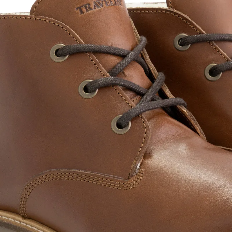 Trehuse Herren – Schnürstiefel – Leder – Cognac