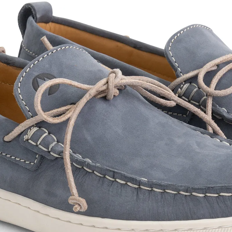 Falmouth Herren - Bootsschuhe - Nubuk - Blau