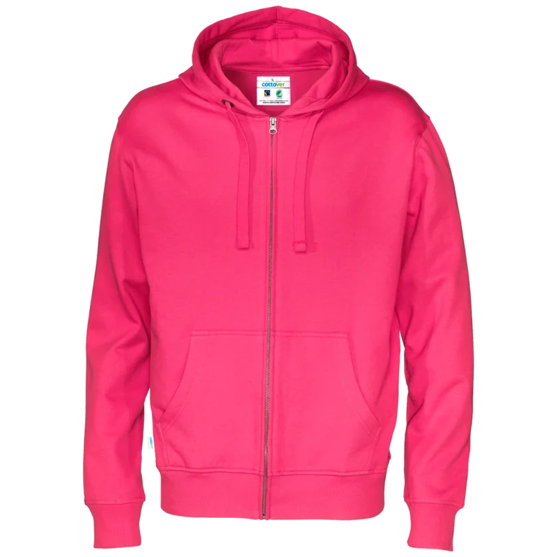 Cottover Hoodie Full Zip Heren GOTS Gecertificeerd 141010