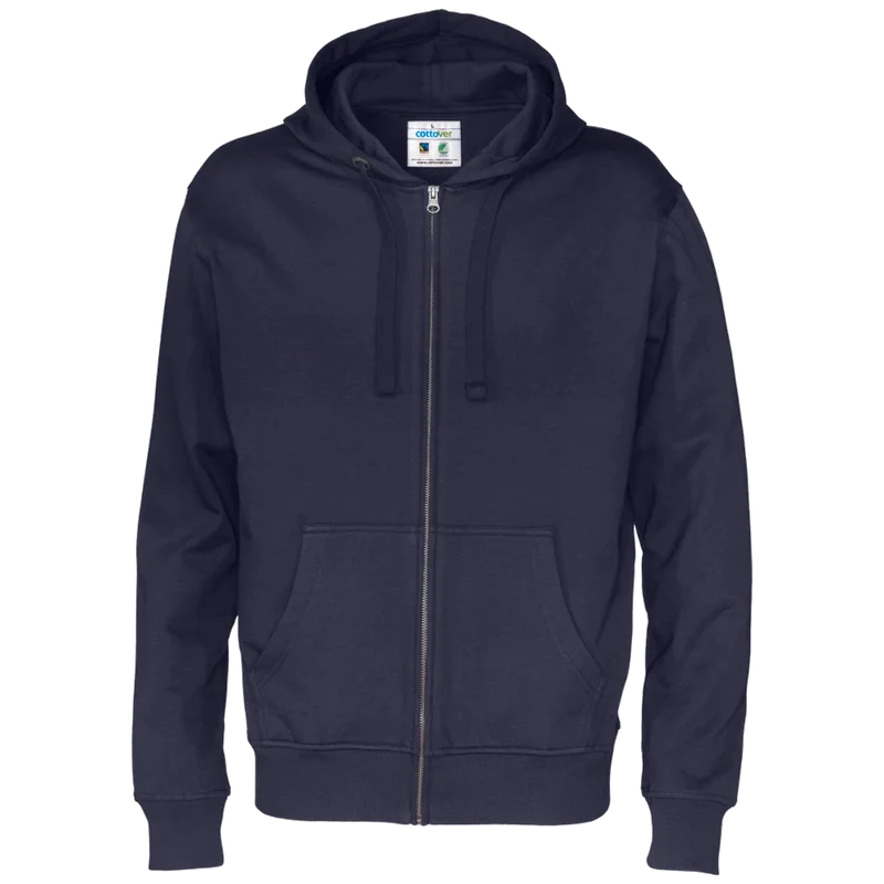 Cottover Hoodie Full Zip Heren GOTS Gecertificeerd 141010