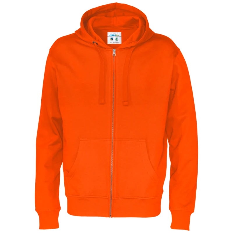 Cottover Hoodie Full Zip Heren GOTS Gecertificeerd 141010