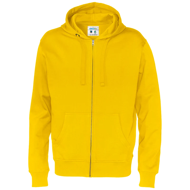 Cottover Hoodie Full Zip Heren GOTS Gecertificeerd 141010