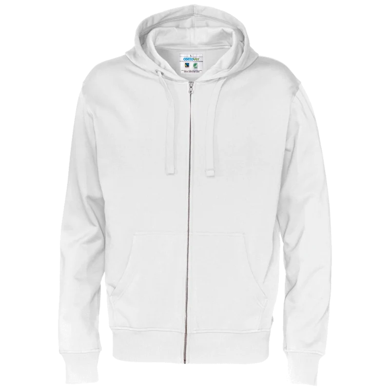 Cottover Hoodie Full Zip Heren GOTS Gecertificeerd 141010
