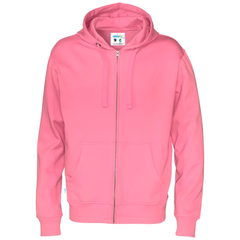 Cottover Hoodie Full Zip Heren GOTS Gecertificeerd 141010