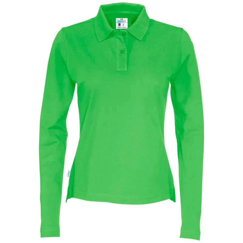 Cottover Polo Pique Long Sleeve Dames GOTS Gecertificeerd 141017