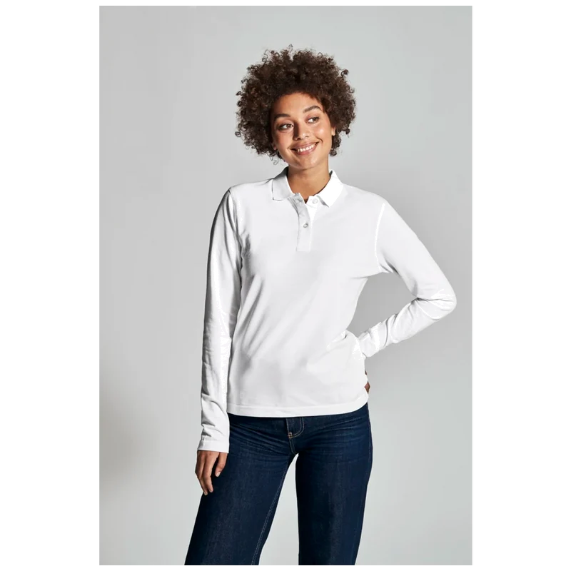 Cottover Polo Pique Long Sleeve Dames GOTS Gecertificeerd 141017