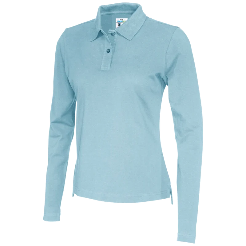 Cottover Polo Pique Long Sleeve Dames GOTS Gecertificeerd 141017