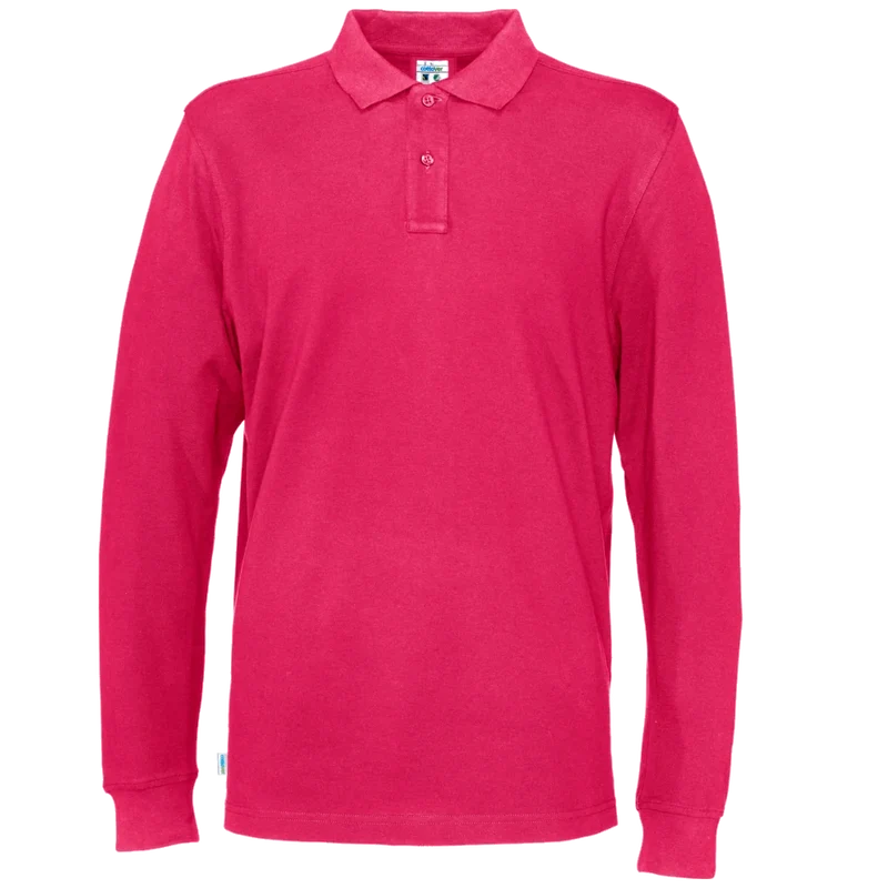 Cottover Polo Pique Long Sleeve Heren GOTS Gecertificeerd 141018