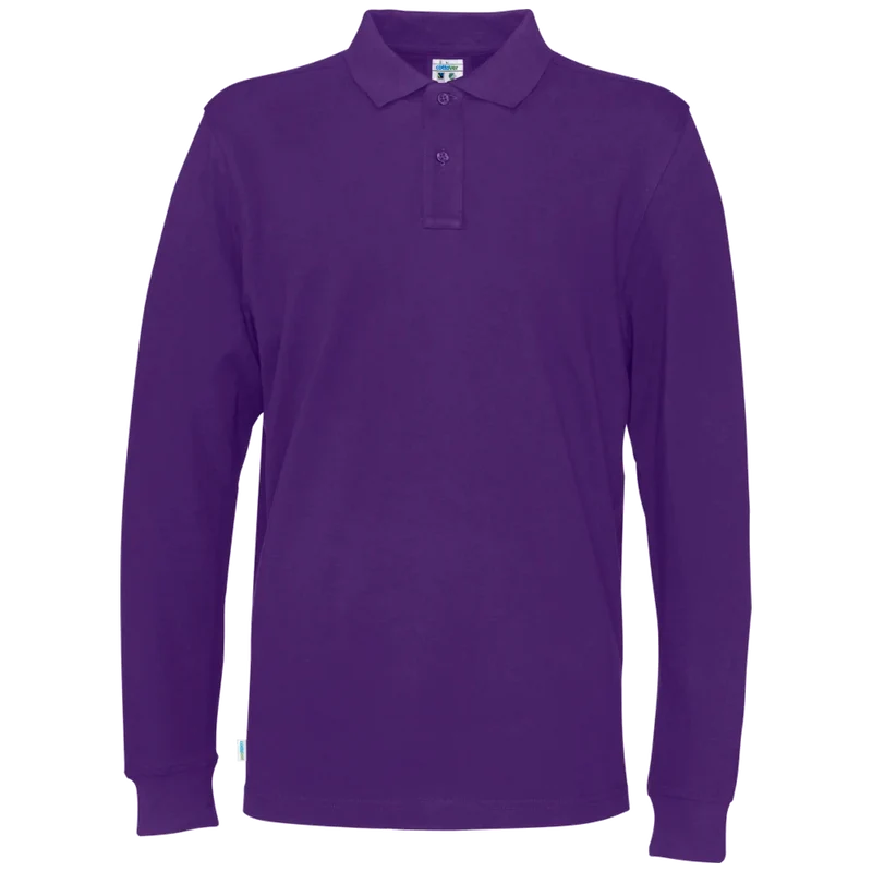 Cottover Polo Pique Long Sleeve Heren GOTS Gecertificeerd 141018