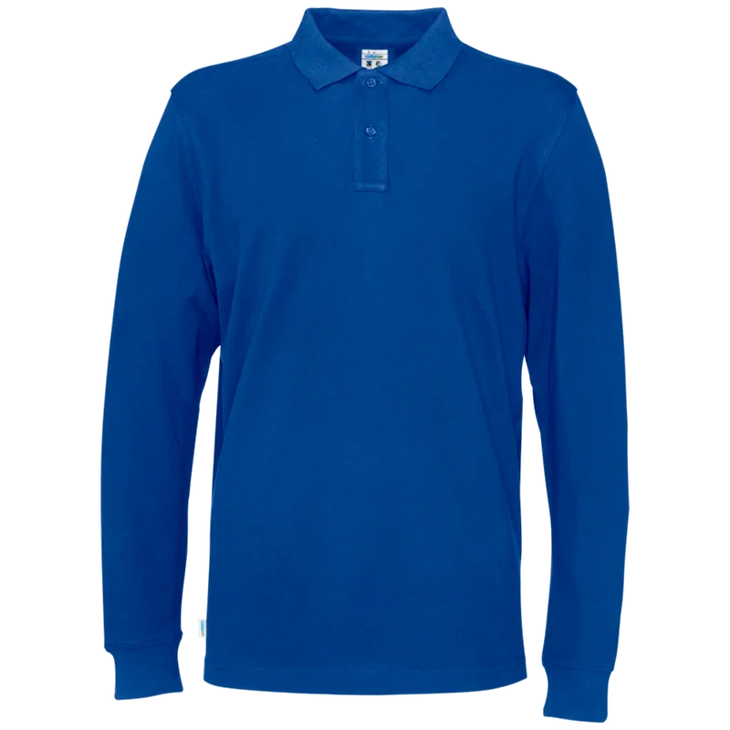 Cottover Polo Pique Long Sleeve Heren GOTS Gecertificeerd 141018