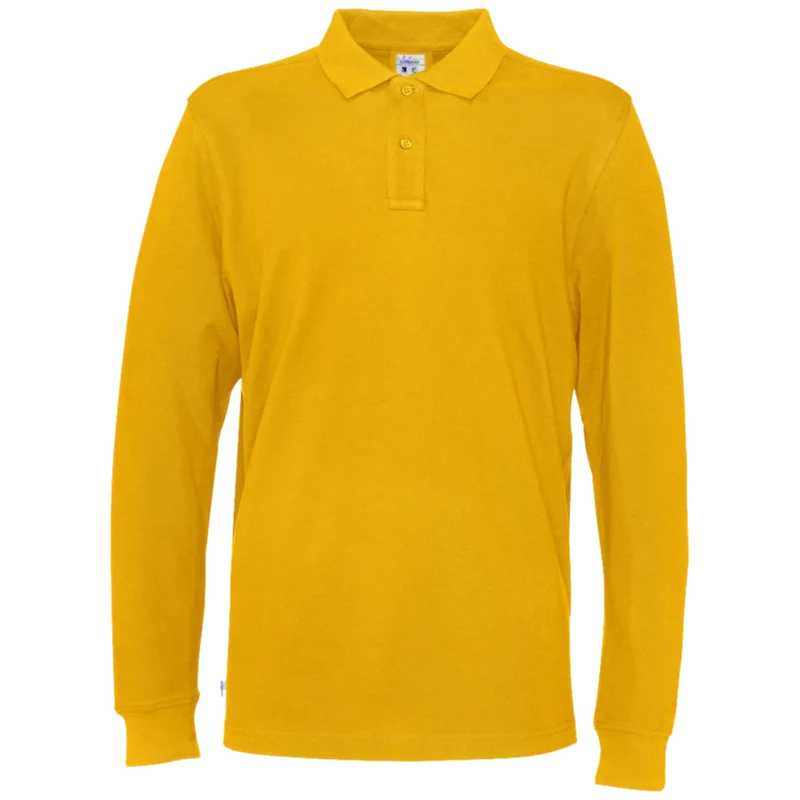 Cottover Polo Pique Long Sleeve Heren GOTS Gecertificeerd 141018