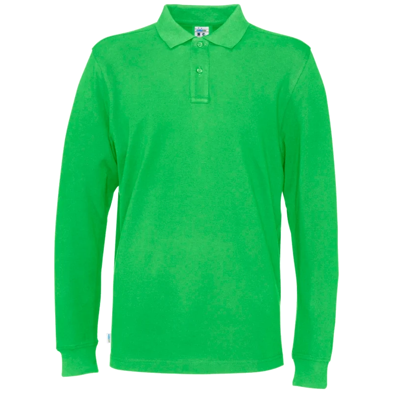 Cottover Polo Pique Long Sleeve Heren GOTS Gecertificeerd 141018
