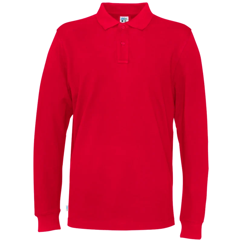 Cottover Polo Pique Long Sleeve Heren GOTS Gecertificeerd 141018