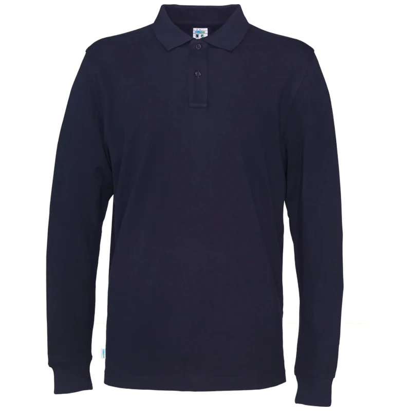 Cottover Polo Pique Long Sleeve Heren GOTS Gecertificeerd 141018