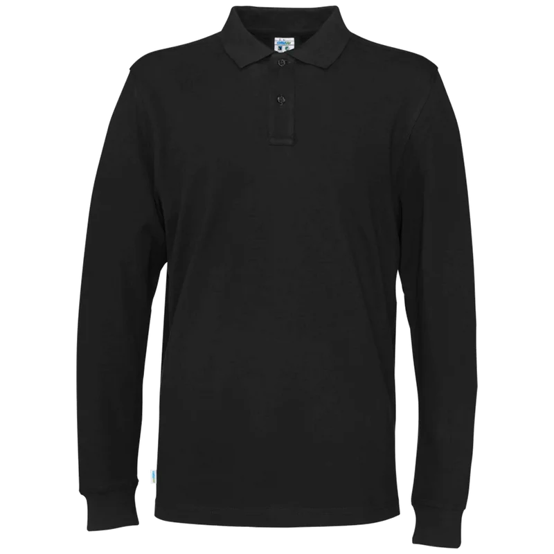 Cottover Polo Pique Long Sleeve Heren GOTS Gecertificeerd 141018