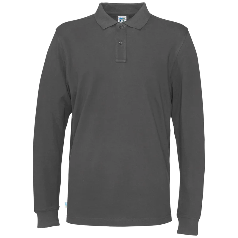 Cottover Polo Pique Long Sleeve Heren GOTS Gecertificeerd 141018
