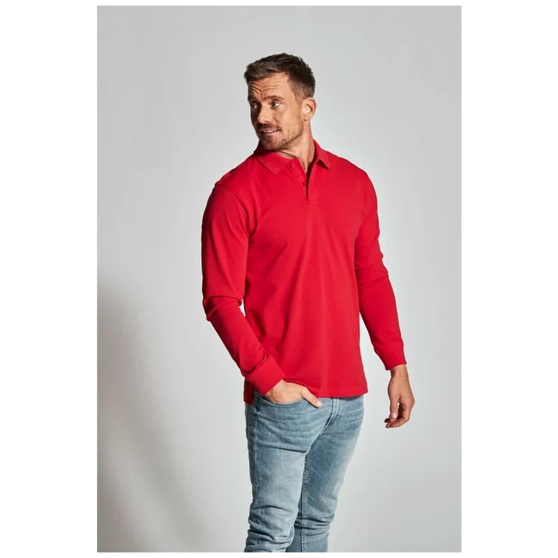 Cottover Polo Pique Long Sleeve Heren GOTS Gecertificeerd 141018