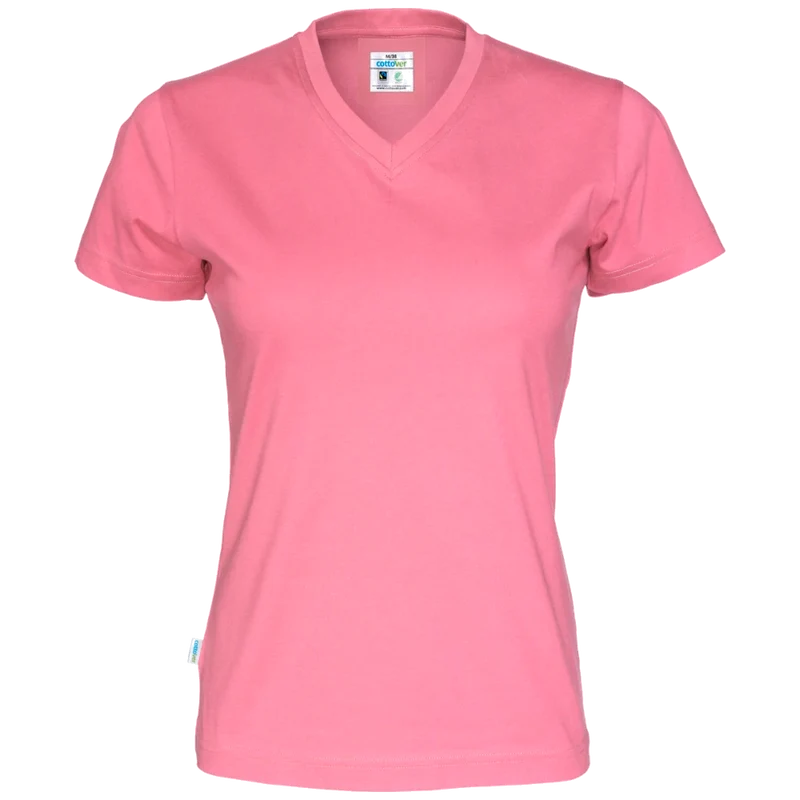 Cottover T-Shirt V-Hals Dames GOTS Gecertificeerd 141021