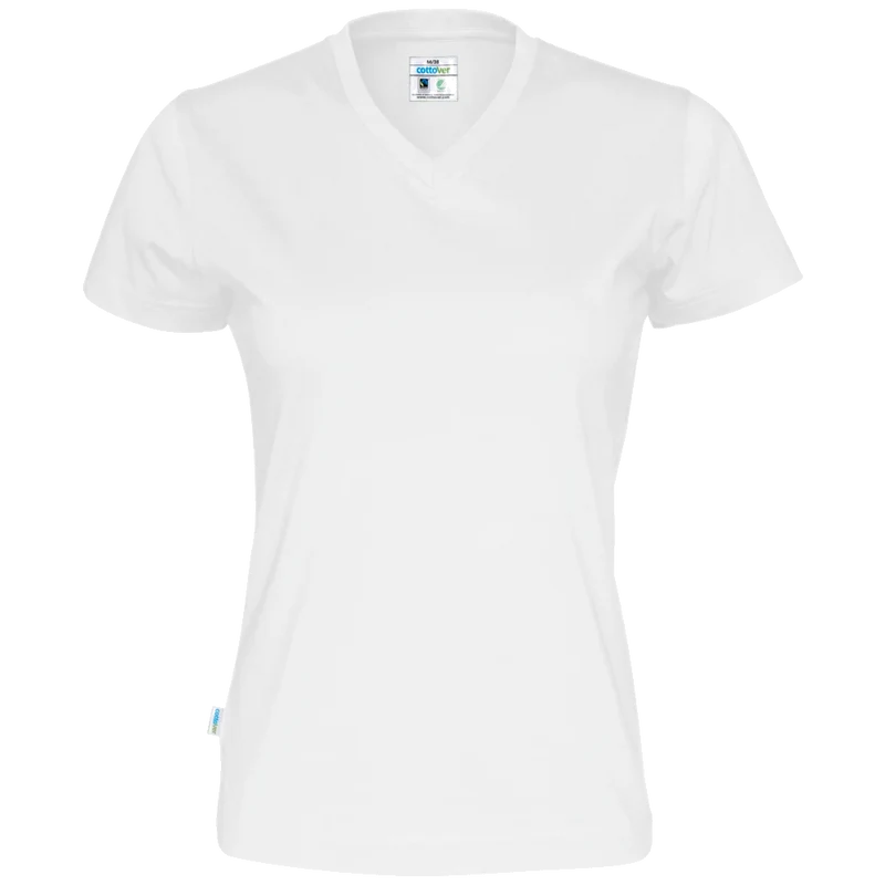 Cottover T-Shirt V-Hals Dames GOTS Gecertificeerd 141021