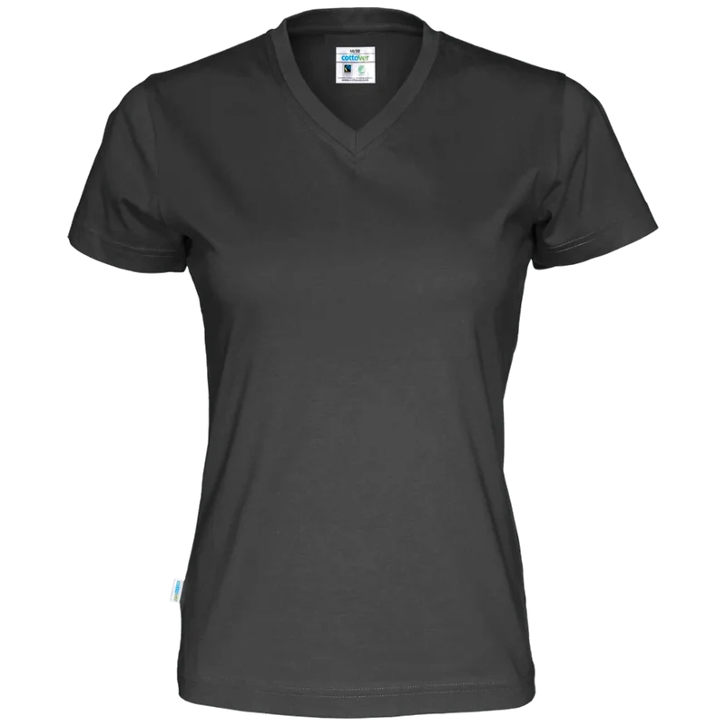 Cottover T-Shirt V-Hals Dames GOTS Gecertificeerd 141021