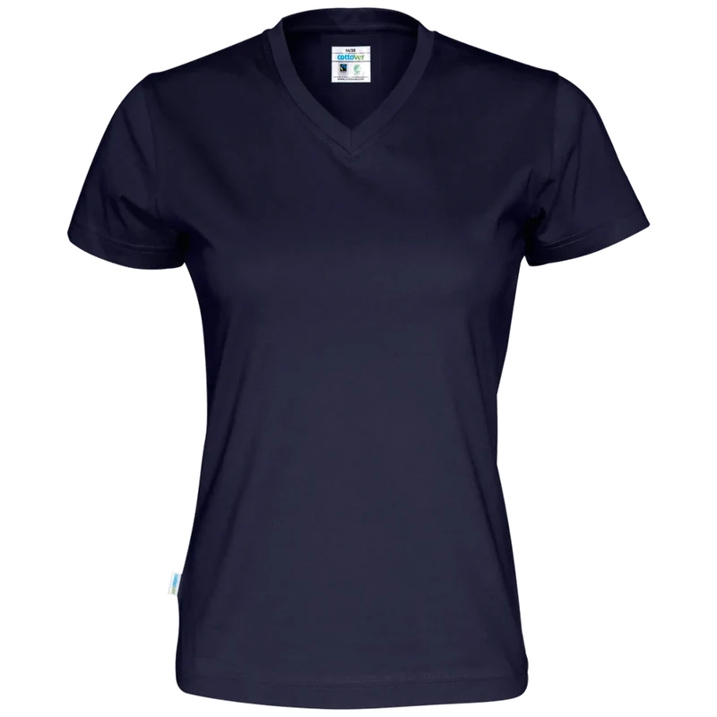 Cottover T-Shirt V-Hals Dames GOTS Gecertificeerd 141021