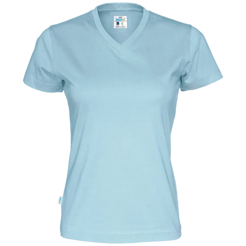 Cottover T-Shirt V-Hals Dames GOTS Gecertificeerd 141021