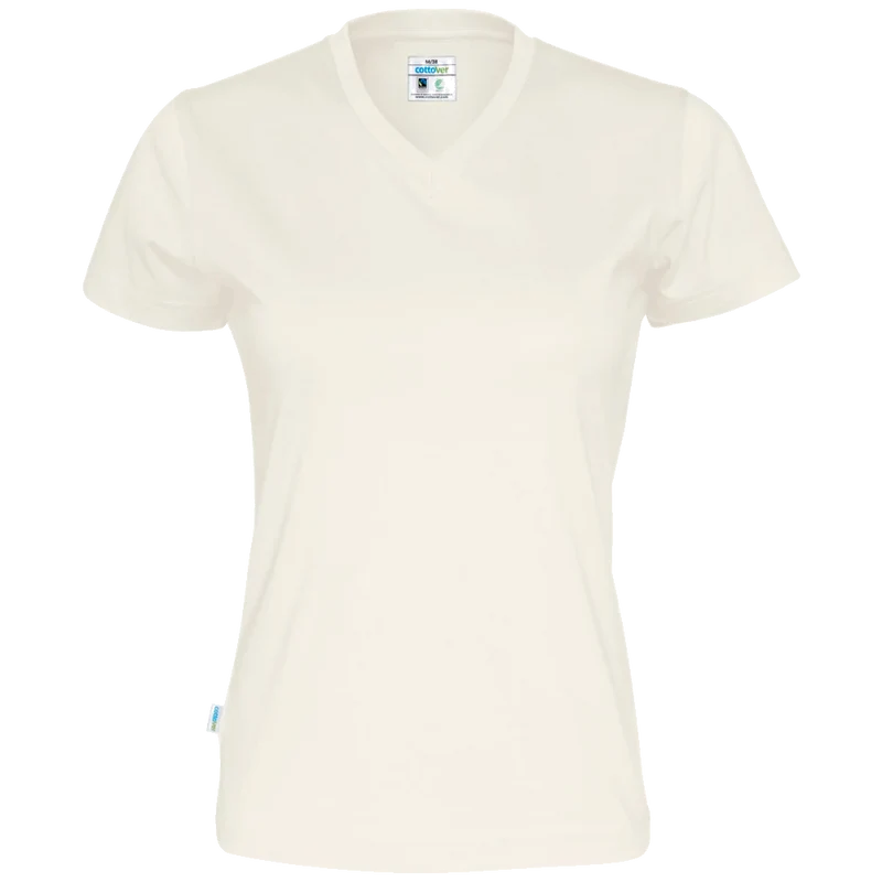 Cottover T-Shirt V-Hals Dames GOTS Gecertificeerd 141021