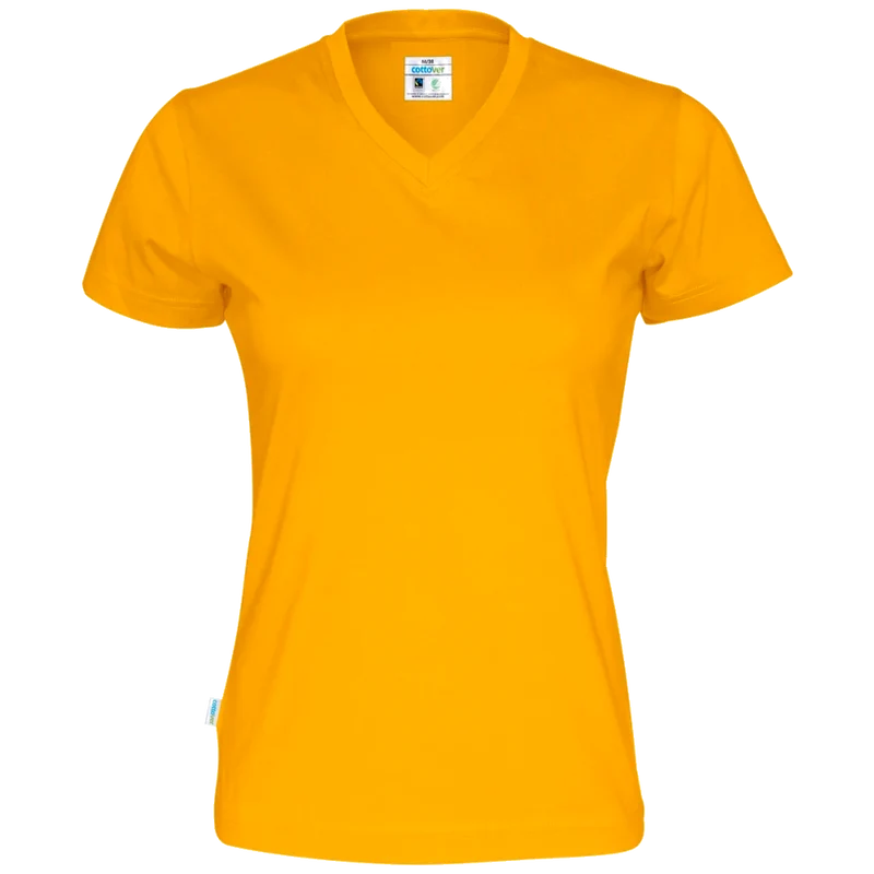 Cottover T-Shirt V-Hals Dames GOTS Gecertificeerd 141021