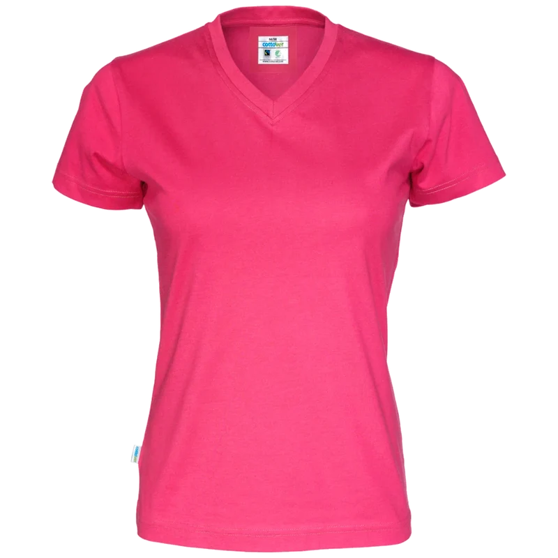 Cottover T-Shirt V-Hals Dames GOTS Gecertificeerd 141021