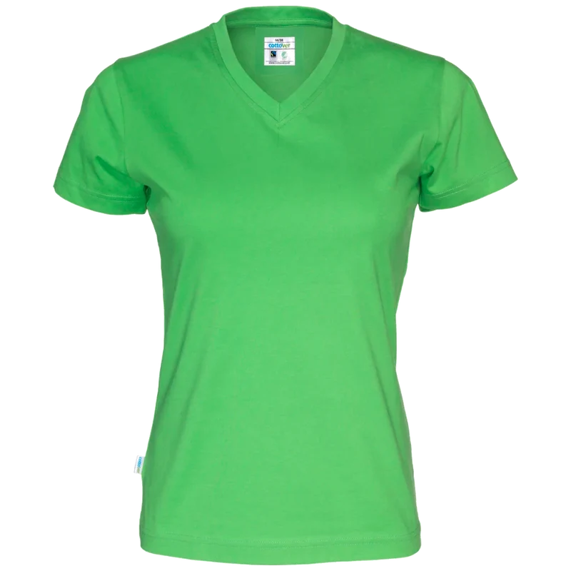 Cottover T-Shirt V-Hals Dames GOTS Gecertificeerd 141021