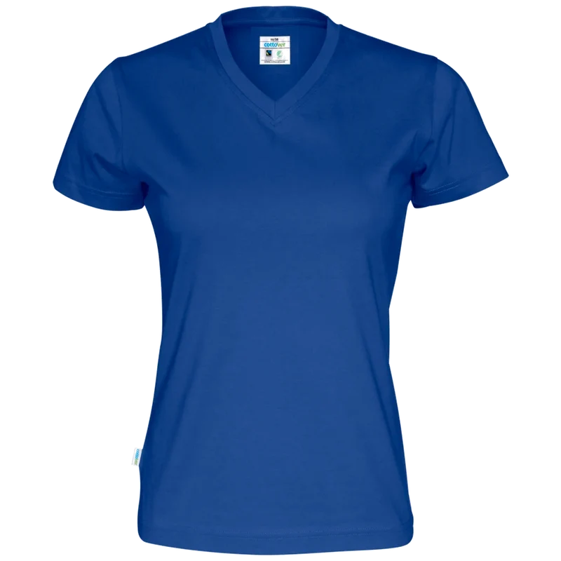 Cottover T-Shirt V-Hals Dames GOTS Gecertificeerd 141021