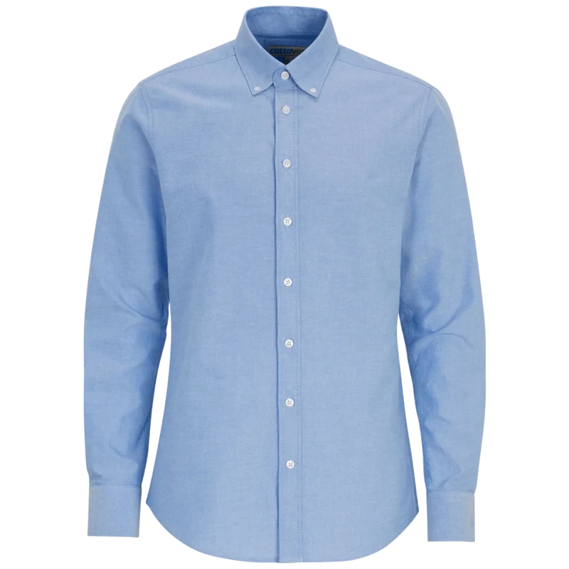 Cottover Hemd Oxford Slim Fit Heren GOTS Gecertificeerd 141032