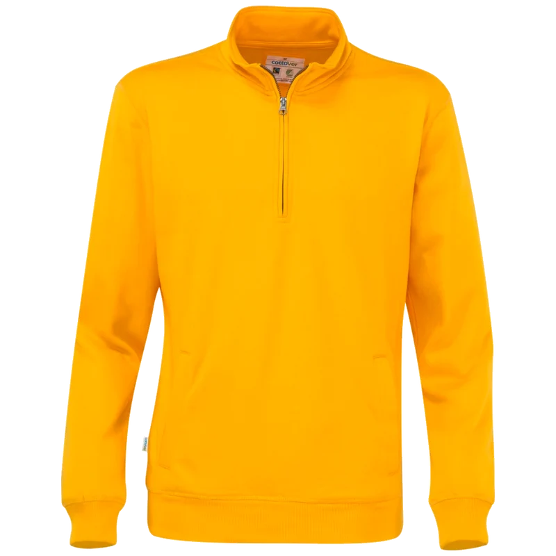 Cottover Sweater Half Zip Unisex GOTS Gecertificeerd 141012